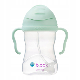 B.Box BB00520 fľaša na vodu so slamkou, 240 ml, zelená